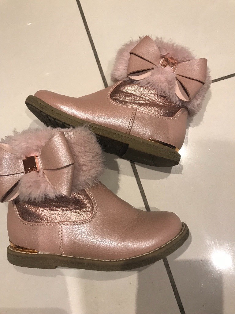 girls pink ted baker boots